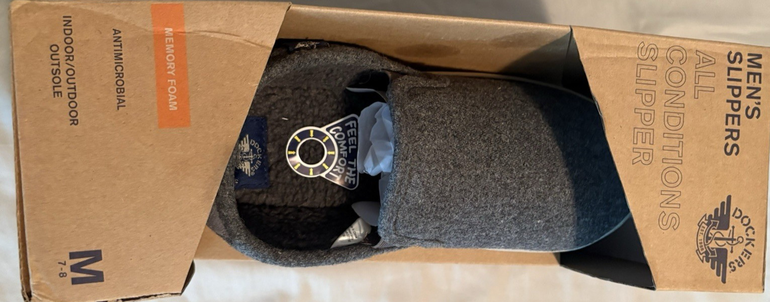 dockers mens slippers size 7 - 8