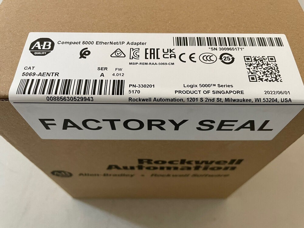 New  AB 5069-AENTR Compact 5000 EtherNet/IP Adapter