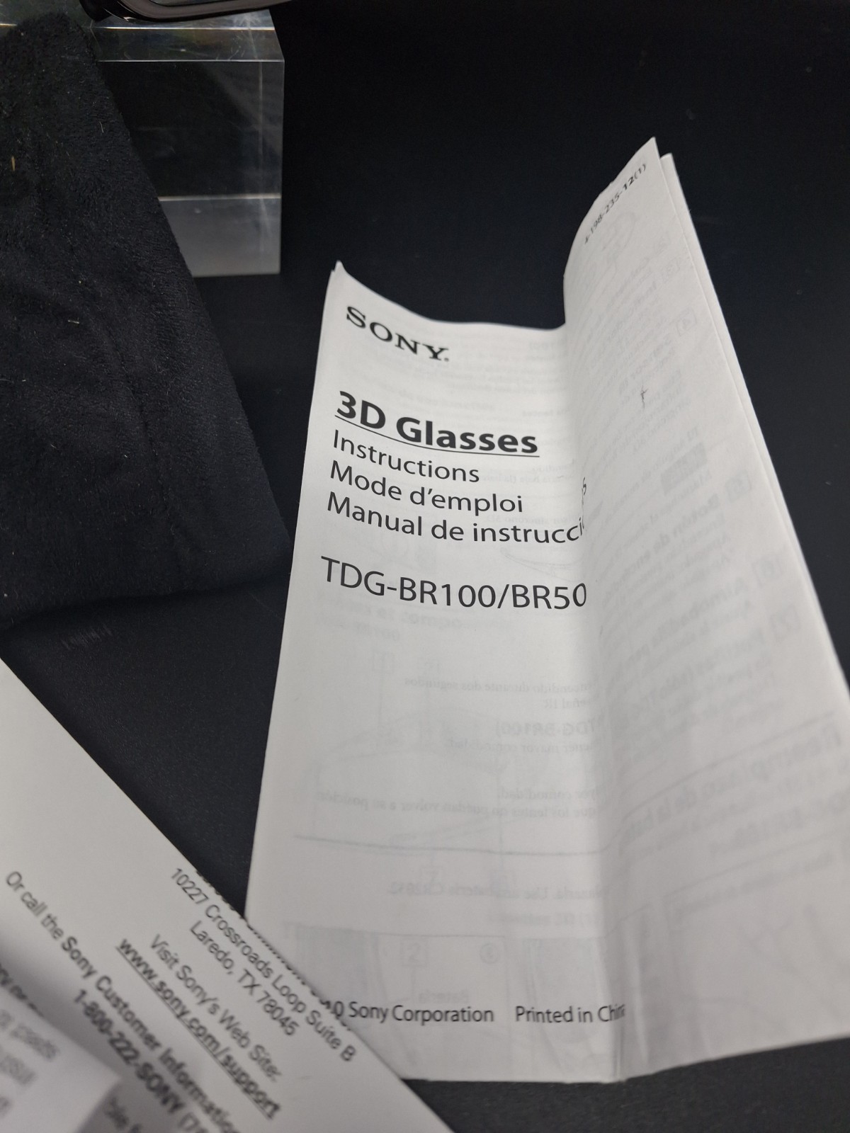 Sony TDG-BR100 3D Active Glasses ( 1 Pair)