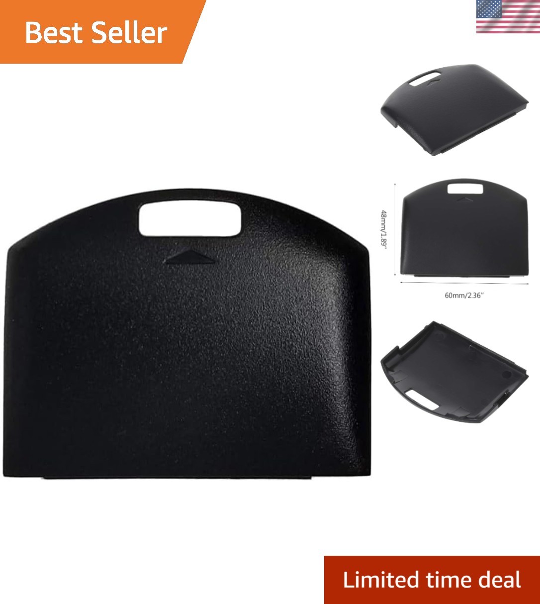 Elegant Black Battery Cover for PSP 1000/1001 Fat - Protective Accessory