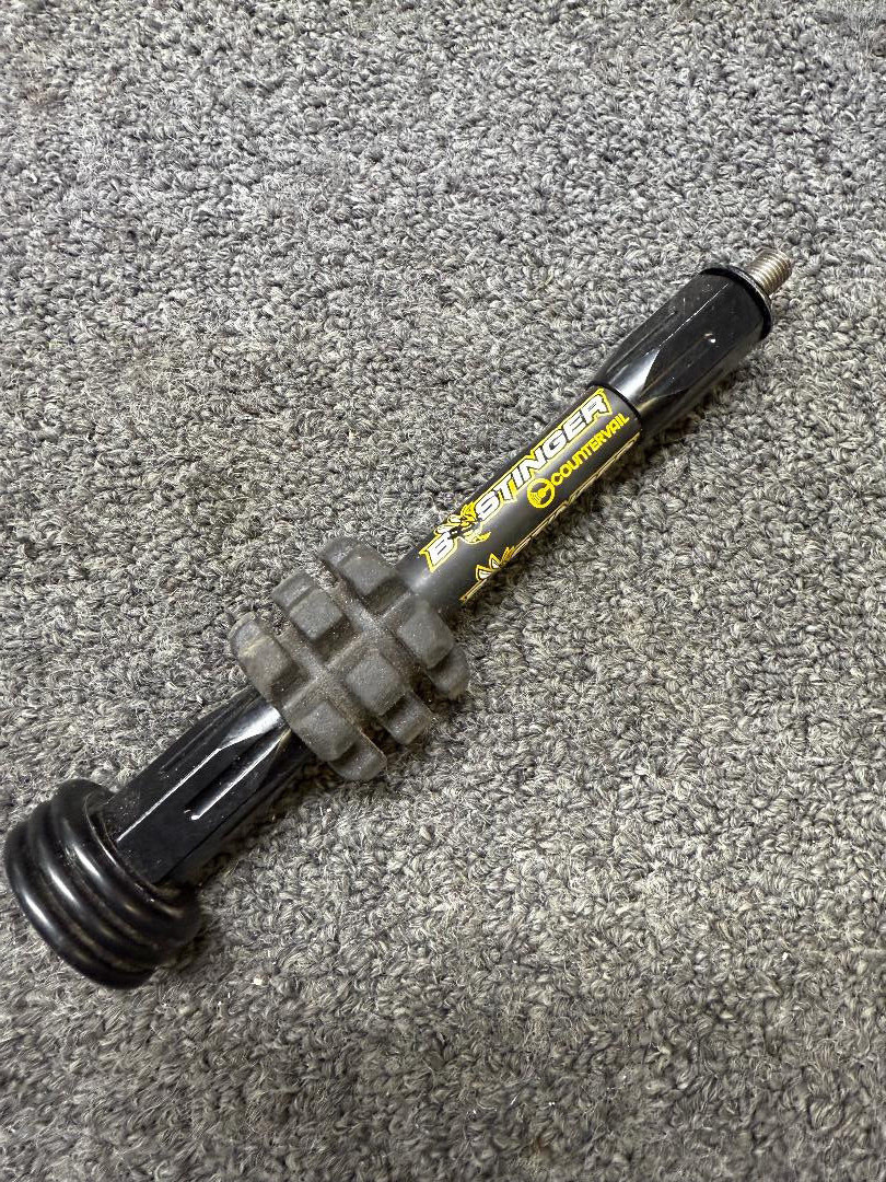 PERFECT Bee Stinger MicroHex Stabilizer, Matte Black, 6" Bow Bar Hunting