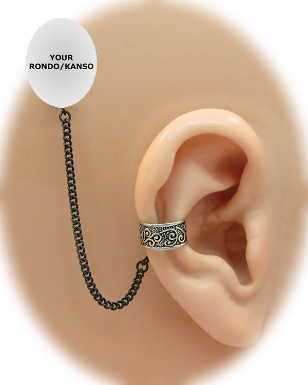 Celtic Ear Cuff HearClip - Safety Line Retainer for Kanso Cochlear Implant