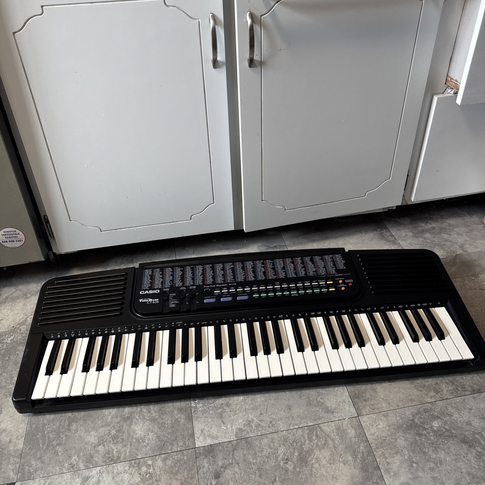 Casio CT-636 ToneBank 61-Key Electronic Keyboard Piano