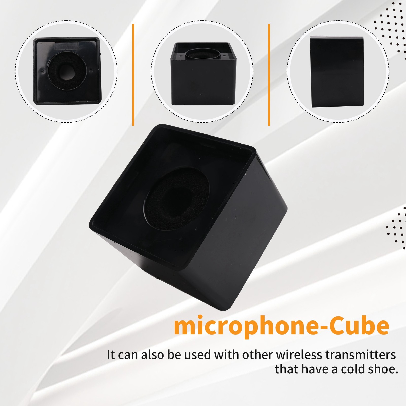 Interview Microphone Handheld Adapter Foam for Go/GoII/DJI2929