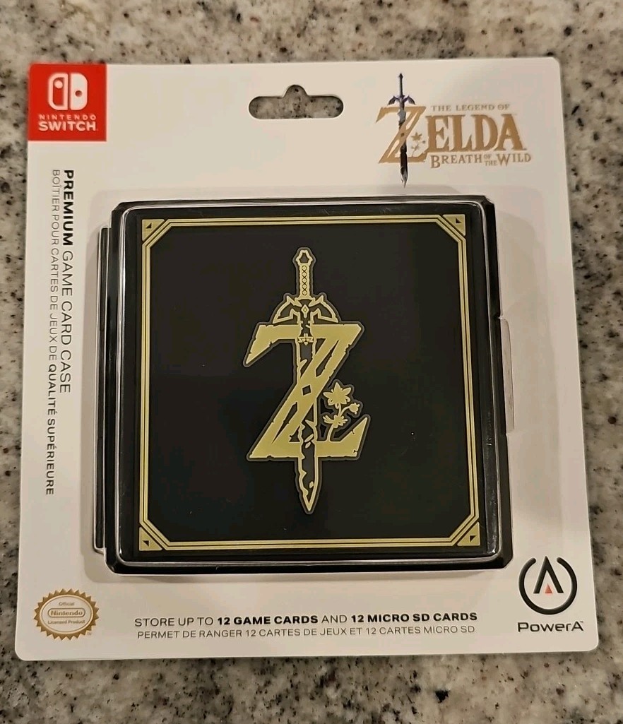 Nintendo Switch: Legend of Zelda Premium Game Card Case For 12 Games & Micro SD