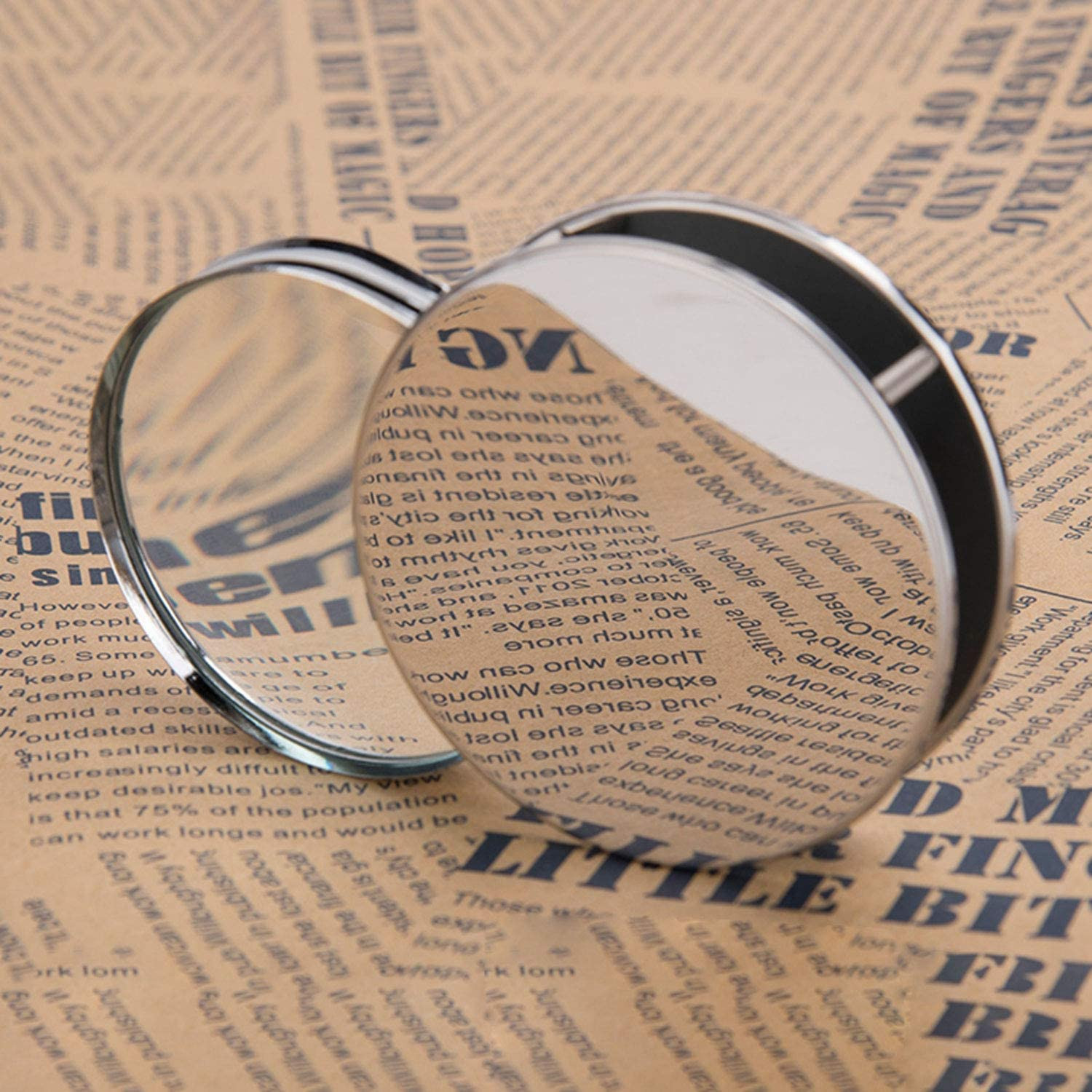 Magnifier Loupes 20X Magnifying Glass Portable Folding Compact Desktop Pocket Ma