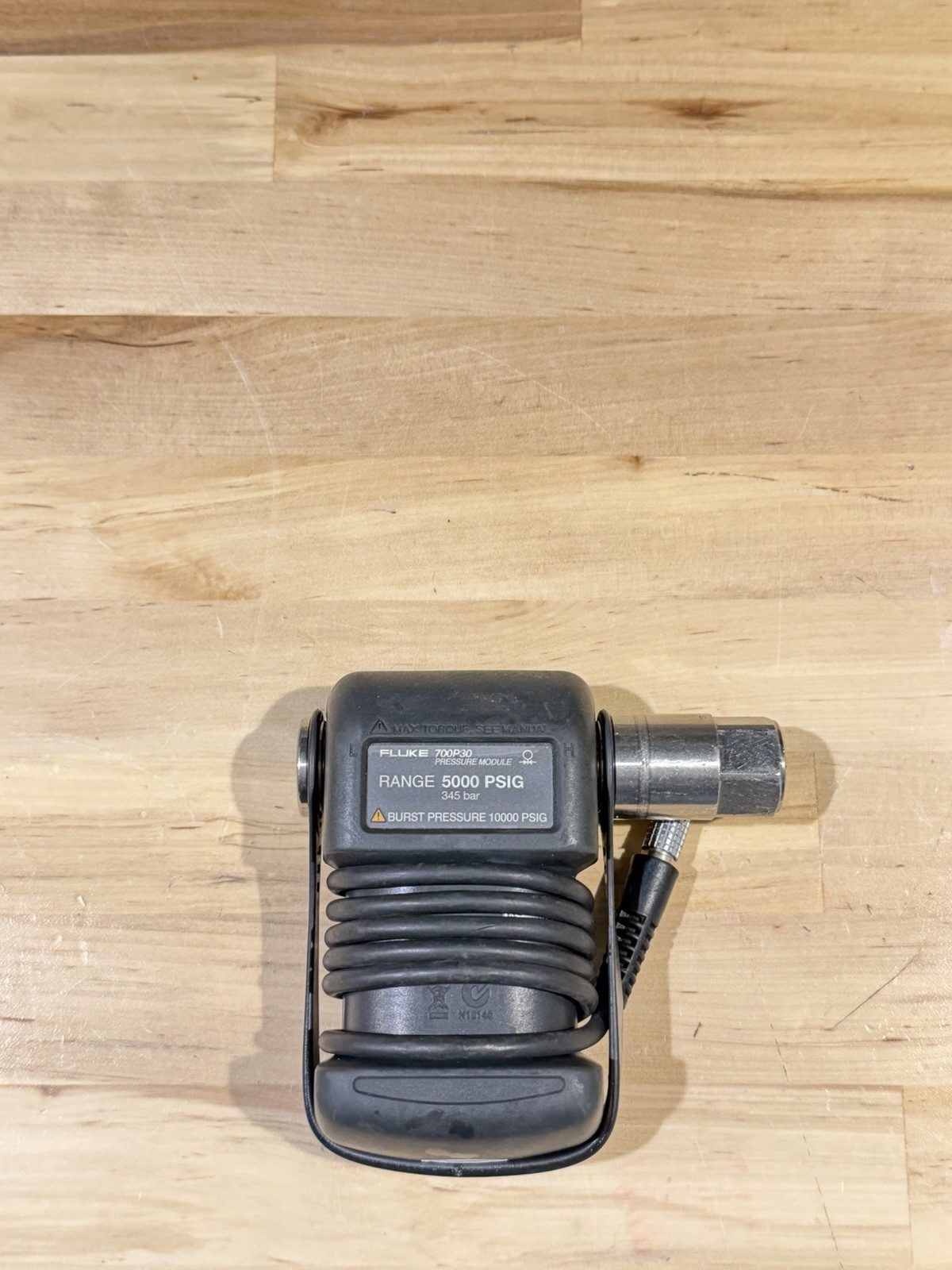 FLUKE 700P30 PRESSURE MODULE RANGE 5000 PSIG 345 BAR (TESTED) SHIPS FAST