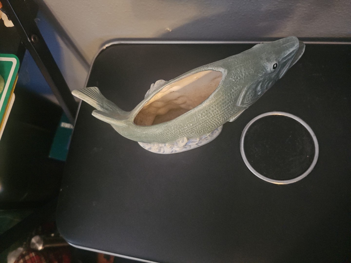 retro ceramics fish plante