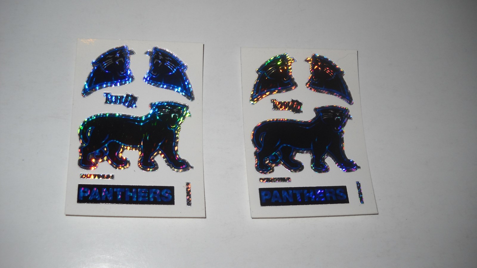 Carolina Panthers Stickers (1 sheet)