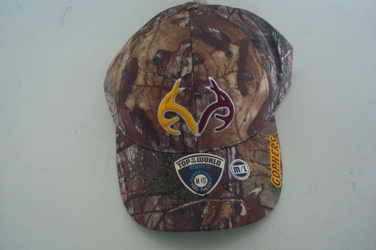 MINNESOTA GOPHERS    FITTED SZ M/LG  BEACH GOLF DEADSTOCK HAT CAP VINTAGE H1