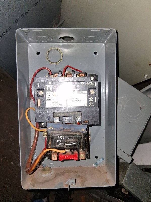 Square D 8586 Size 2 Motor Starter 600 Volt