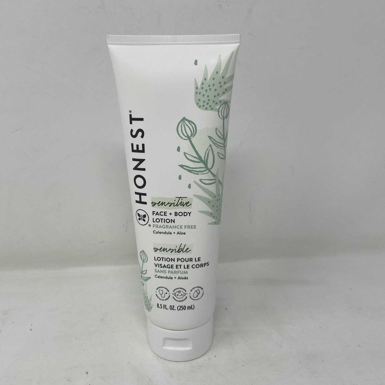 The Honest Company Face + Body Lotion Fragrance-Free 8.5oz