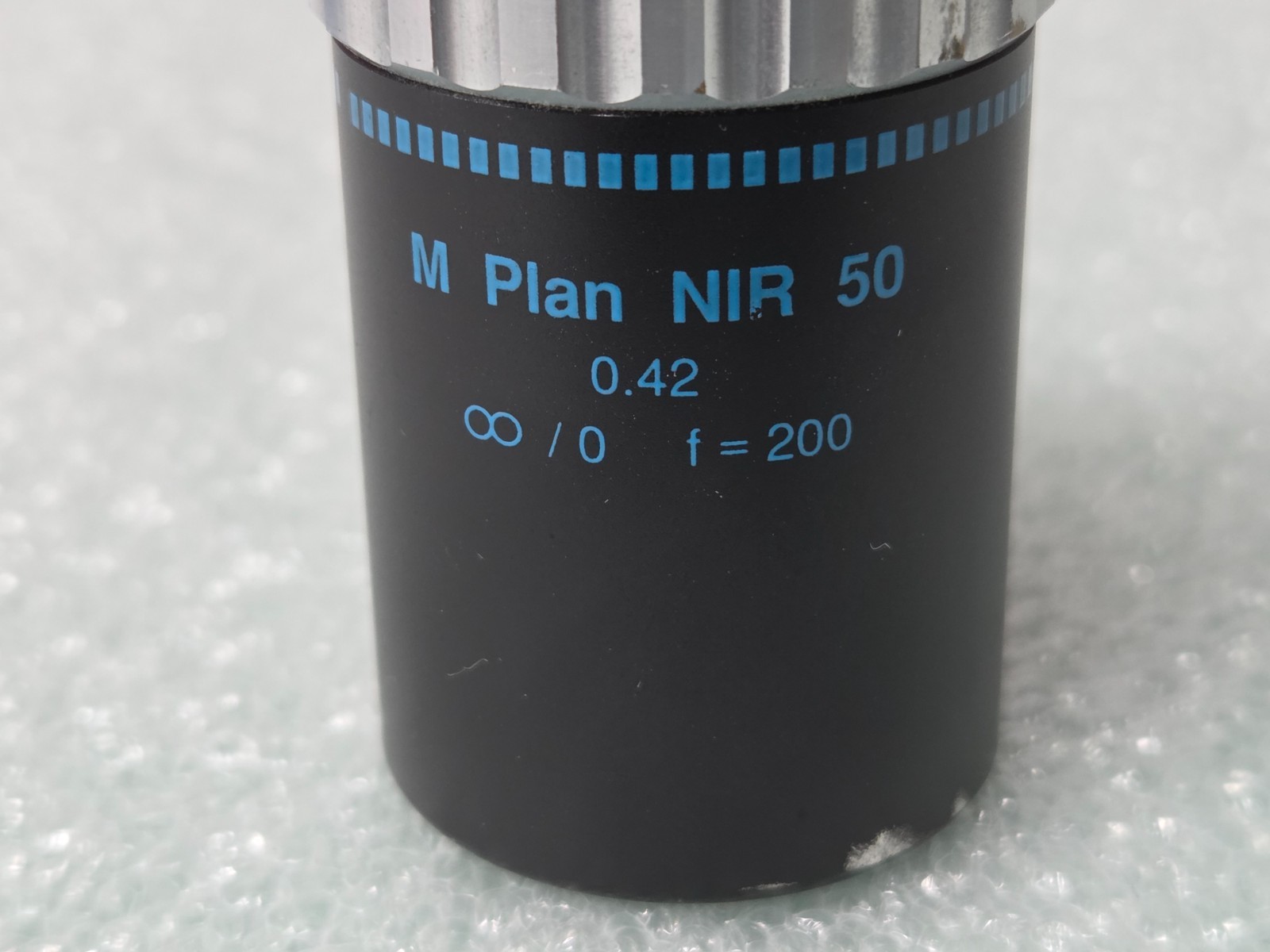 MITUTOYO M Plan NIR 50 x /0.42 ∞ / 0 f=200 Microscope Objective Lens