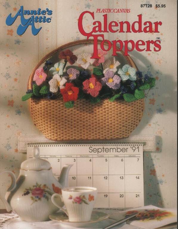 OOP!!! PLASTIC CANVAS CLAENDAR TOPPERS SUPER CUTE!!! MUST SEE!!!