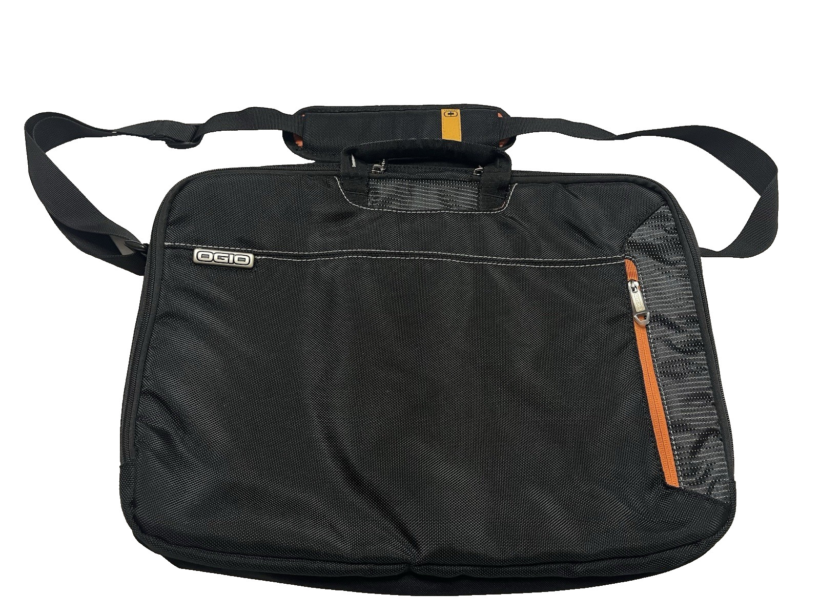 Ogio Laptop Messenger Bag Black Adjustable Strap Padded Travel Unisex