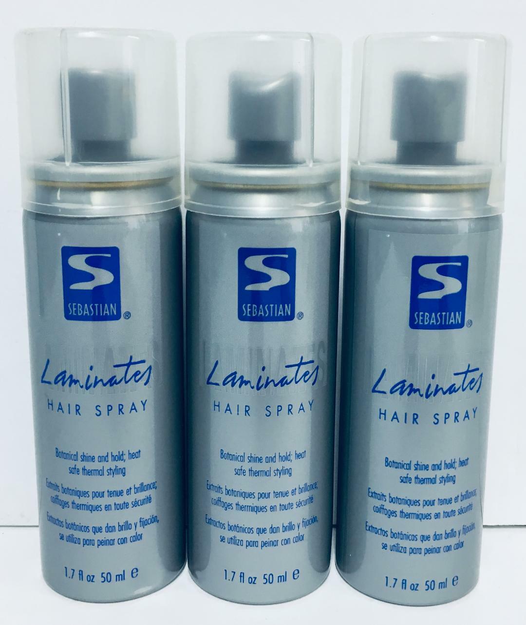 Sebastian Laminates Hair Spray Botanical Shine & Hold - 3 Pack (1.7 fl oz each)