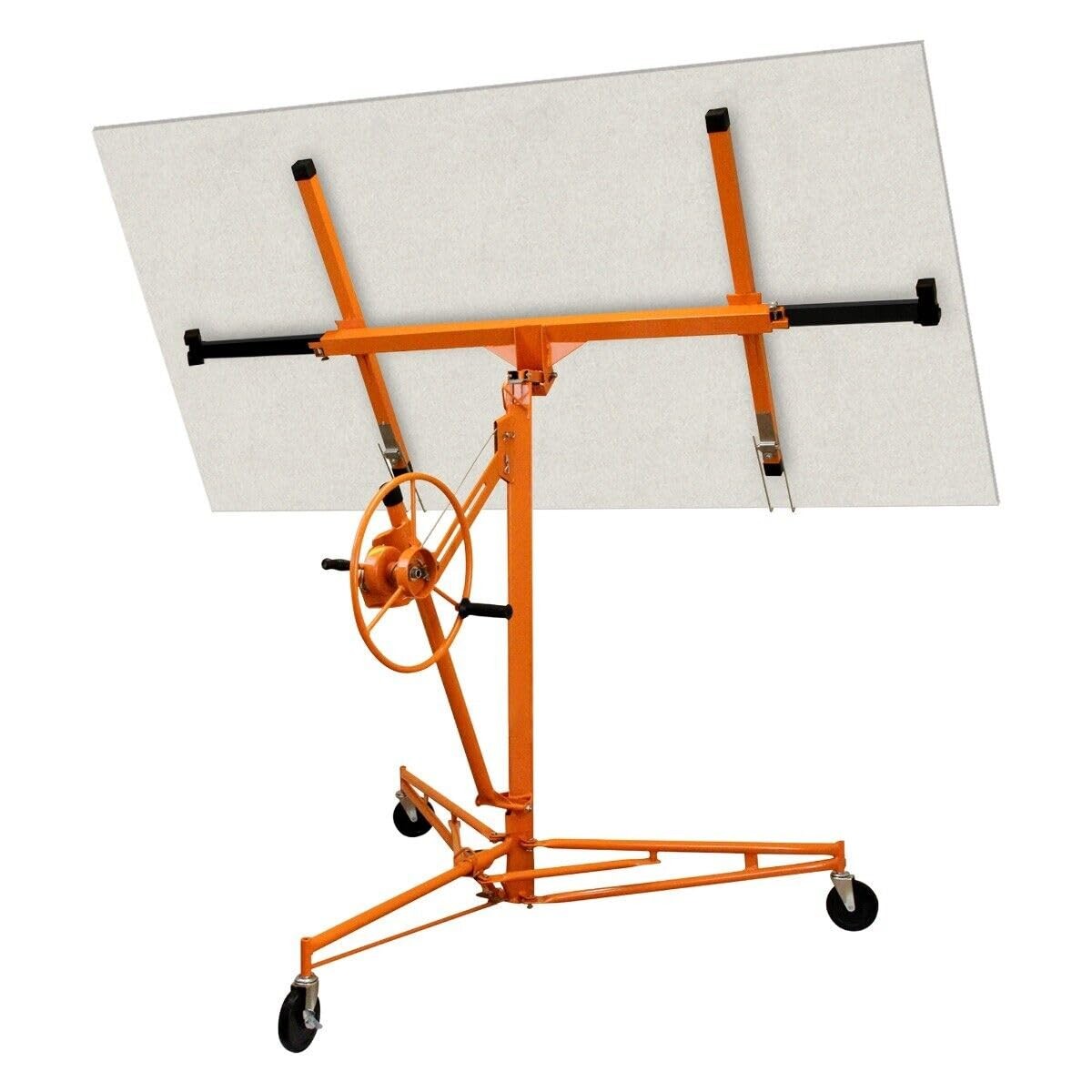 11FT Drywall Lift Sheetrock Lift,Drywall Lifter Panel Hoist 11ft, Yellow