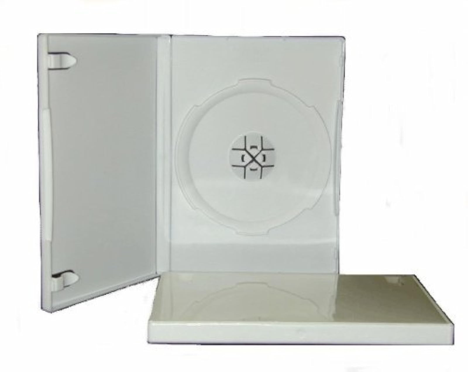 Lot Of 5 Plastic Replacement Cases Solid White 5 Cases For Wii Brand New