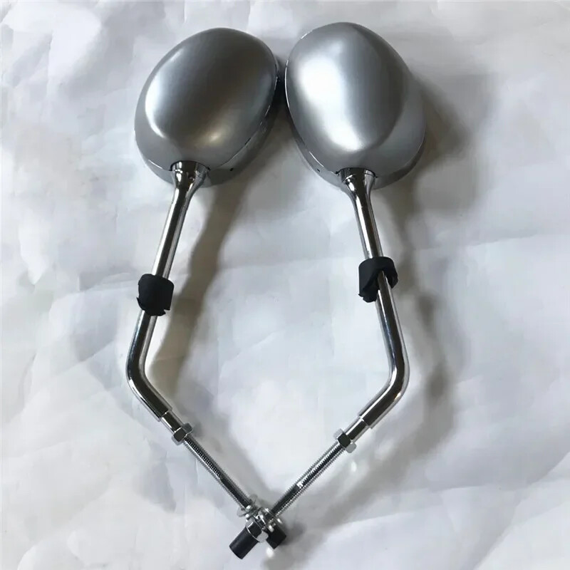 2pcs for Peugeot motorcycle Django rearview mirror black gray chrome