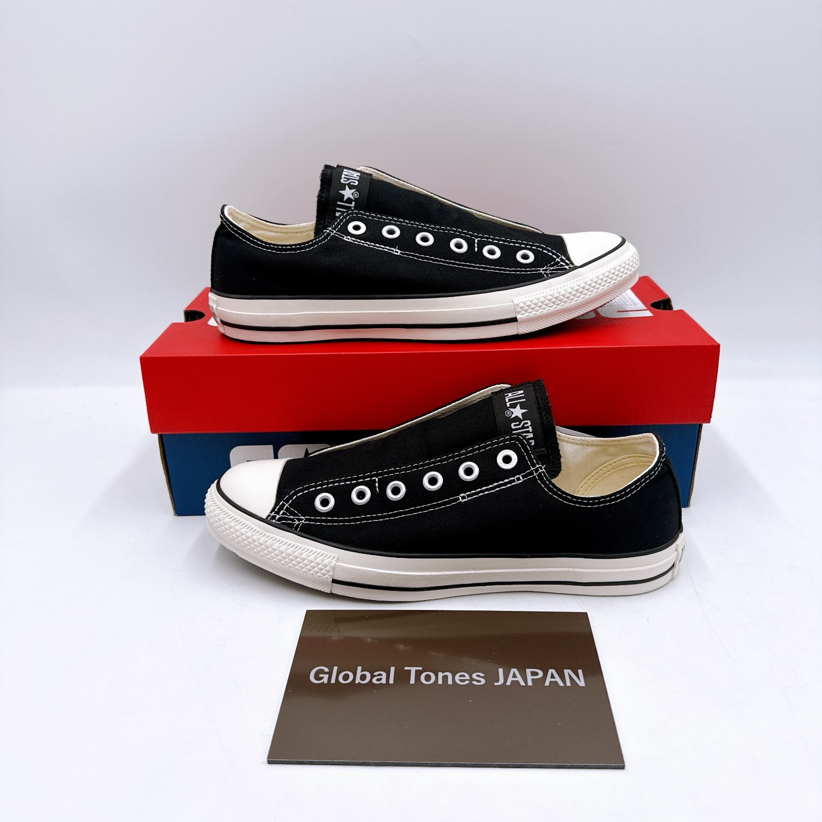 CONVERSE ALL STAR SLIP FE OX 31314090 Black Canvas Sneakers UNISEX US 4-10.5