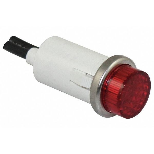 Raised Indicator Light, Red, 12V, 20C844