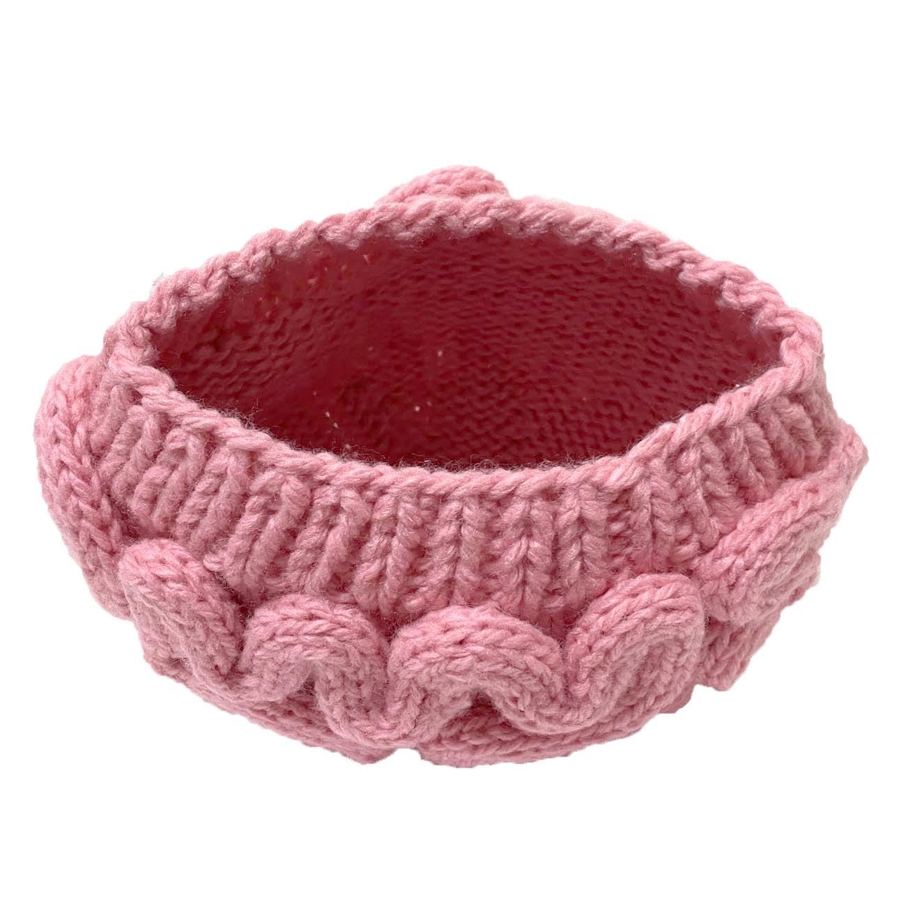 BOMHCS Knitted Crochet Men Women's Novelty Brain Beanies Knit Large, Pink