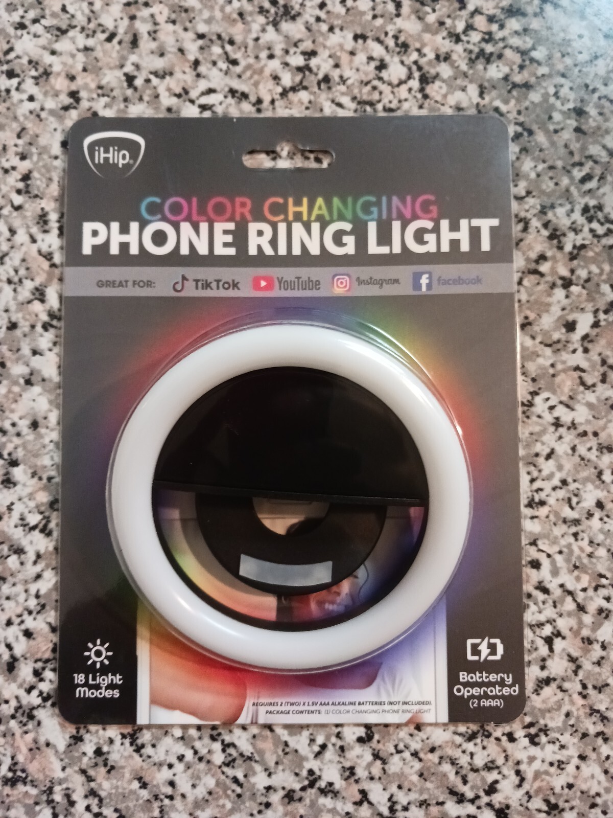 Color Changing Phone Ring Light