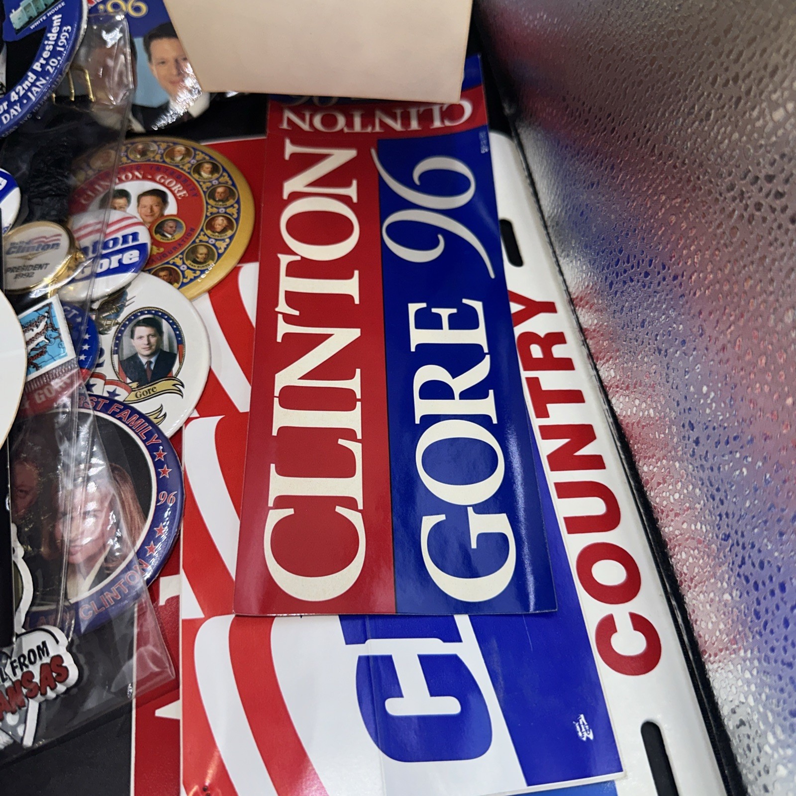 Political Collectibles Buttons Stickers Collection Lot 80’s To 10’s