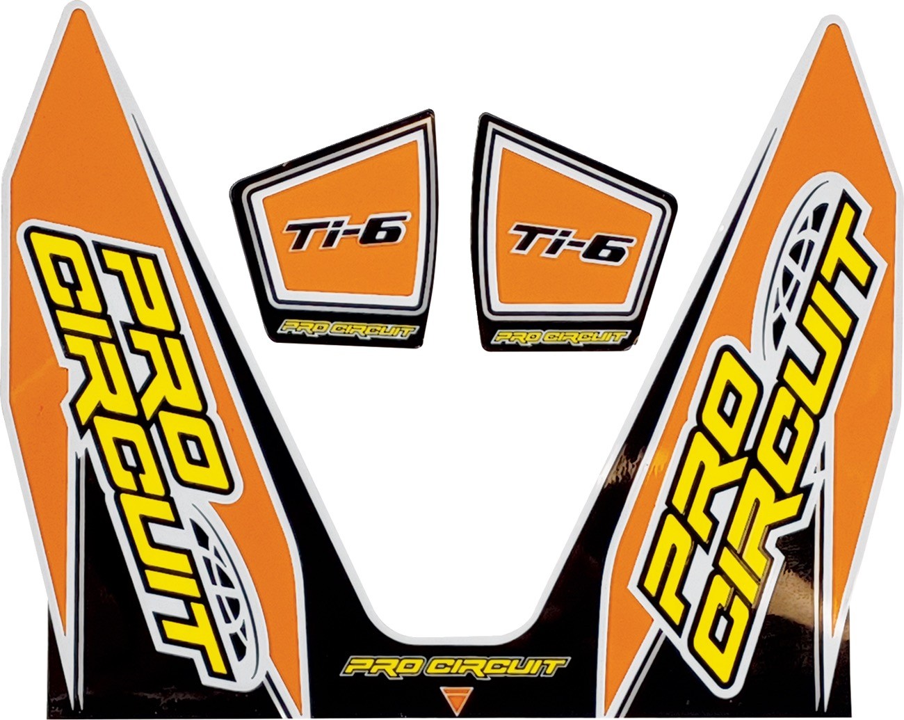 PRO CIRCUIT DC22TI6-ORANGE Ti-6 Decal - Orange