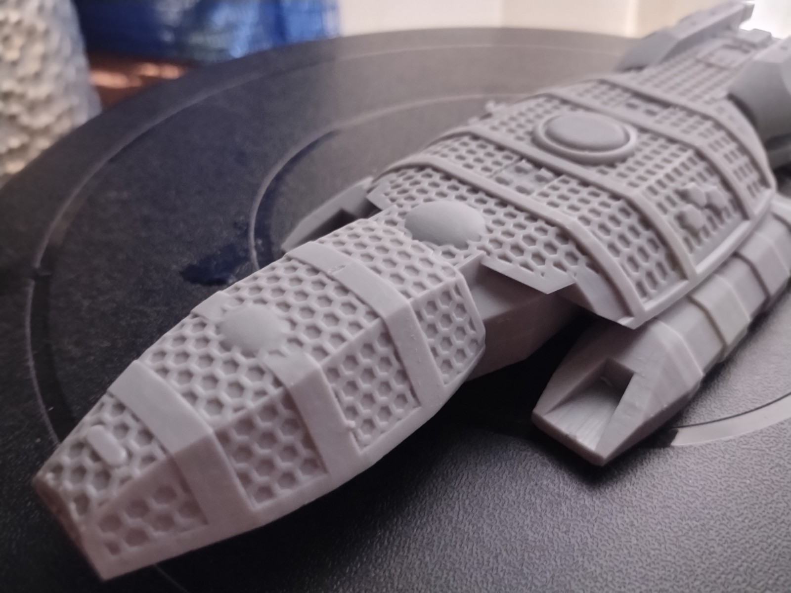 Battlestar Galactica Different Version of a Battlestar 3D Resin Print 8.75"