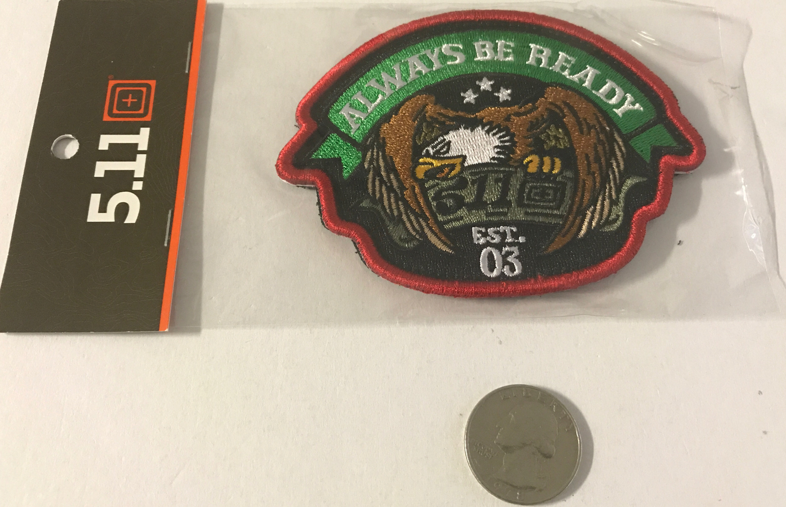 5.11 TACTICAL Morale Patch Eagle Birds And Banners New