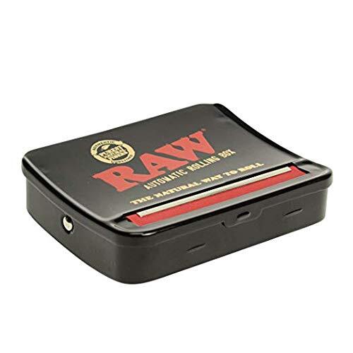 RAW 79mm Adjustable Automatic Cigarette Rolling Box (RED) Packaging May Vary