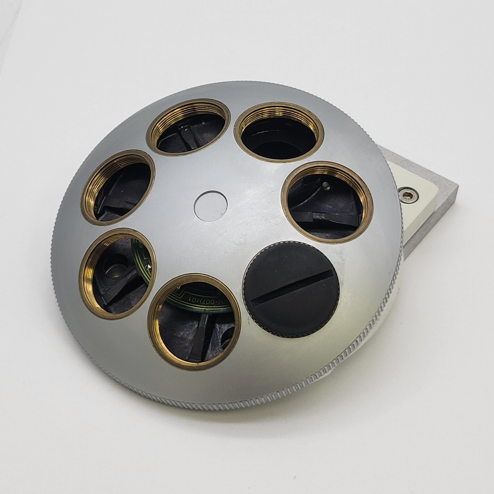 Leitz Leica Microscope DMRBE Coded Nosepiece 7 Position Turret