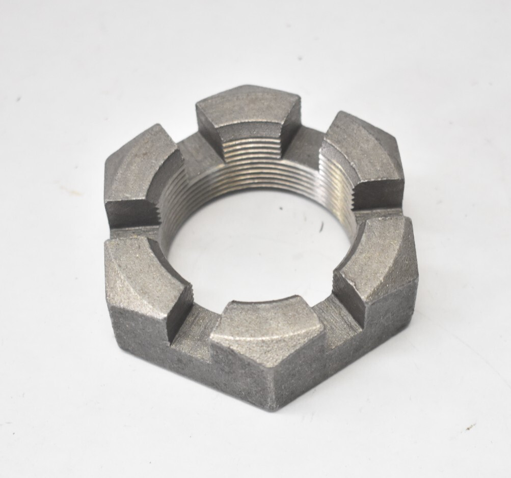 Castle Slotted Nut Jam Thin Cotter Pin Locking 1.25"-12 Fine Thread Tool