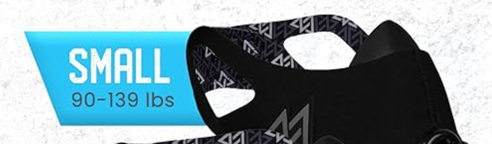 Training Mask 2.0 Elevation Training Mask, Endurance Running (Small Black\White)