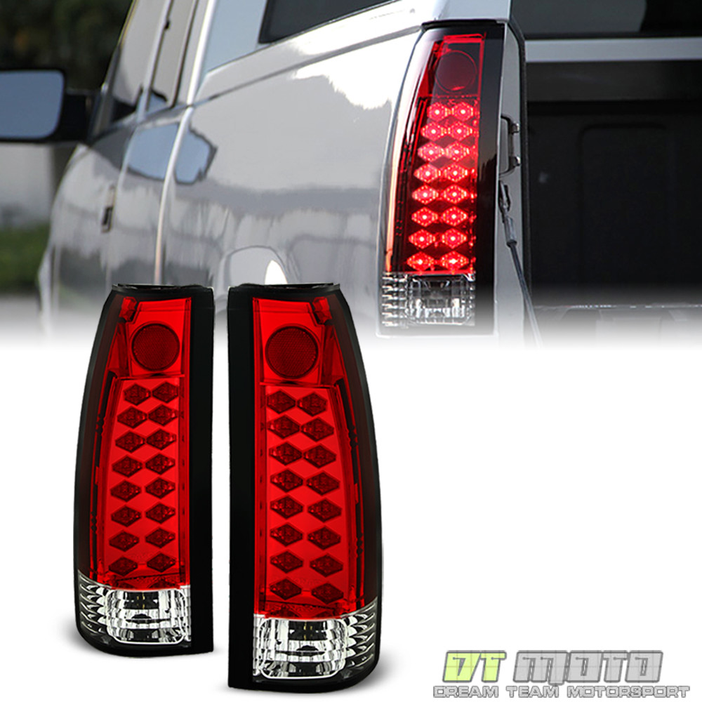 1988-1998 Chevy Silverado Suburban Tahoe Sierra C10 Red Lumileds LED Tail Lights