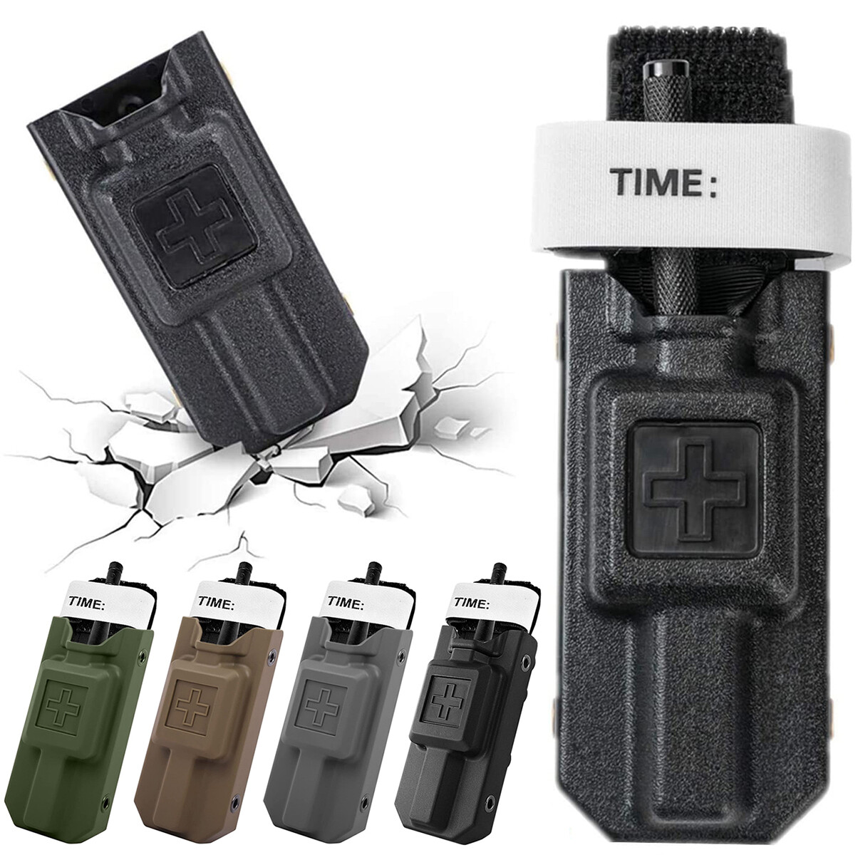 Tactical CAT Tourniquet TQ Holder for Duty Belt Fits Molle Equipment Police Gear