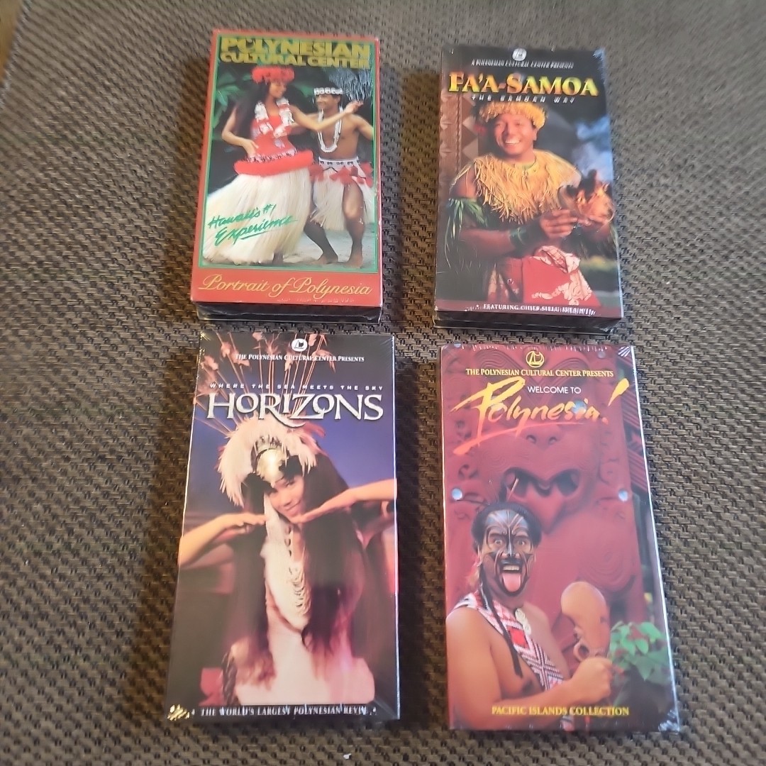 VHS, New & Factory Sealed SET OF 4Horizons The World's Largest Polynesian Revue