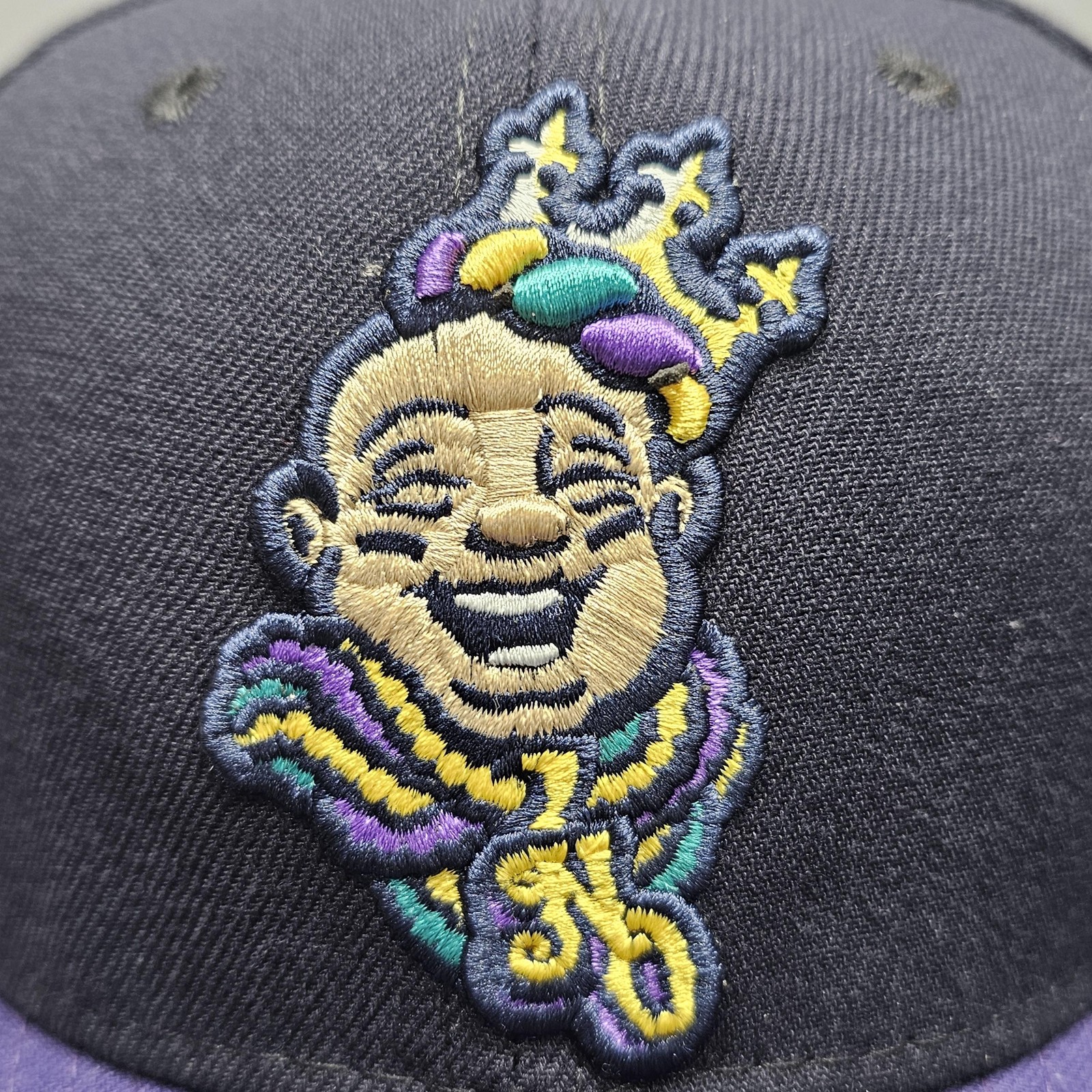 New Era 59FIFTY MiLB Baseball Mardi Gras Baby Cakes Hat Cap Fitted 7 Mens
