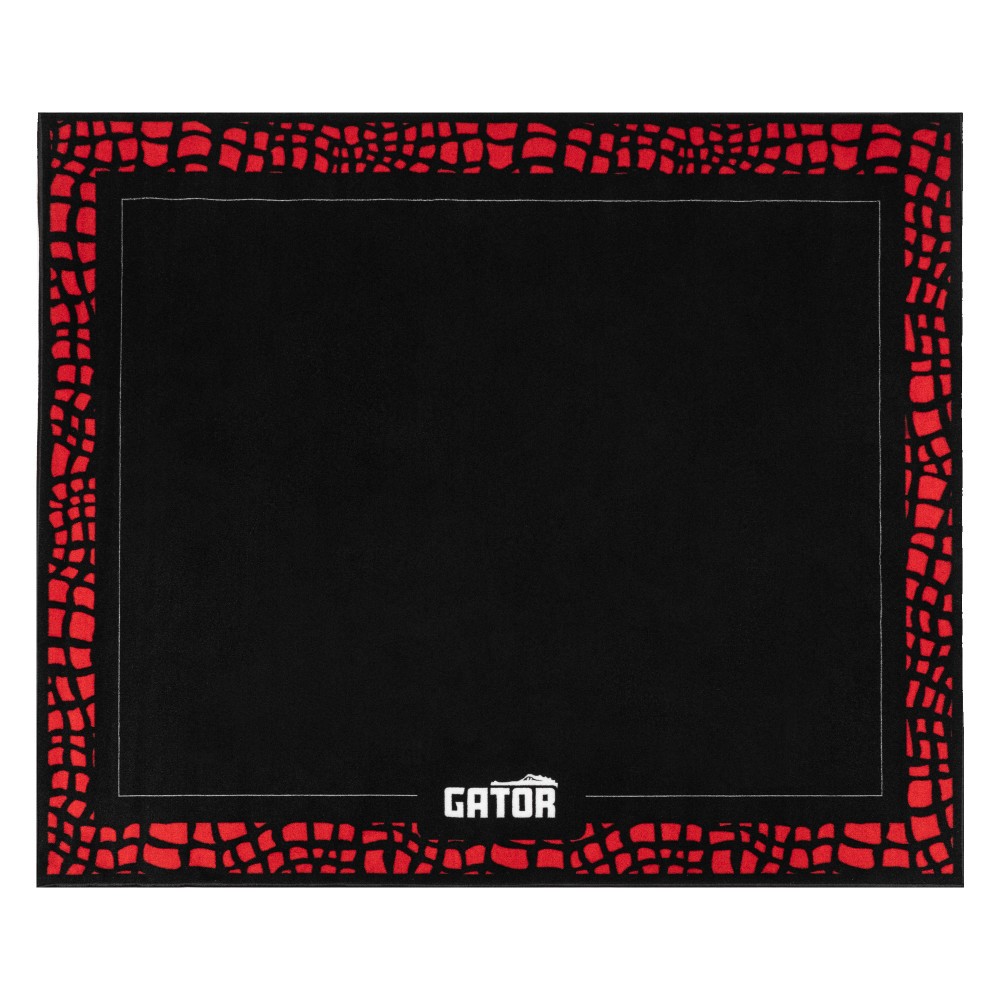Gator GP-DRUMRUG 78 x 66 Drum Rug, Black