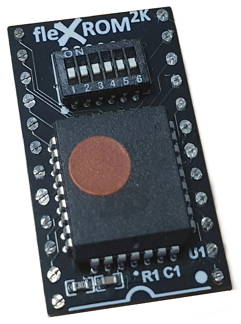 fleXrom 2k Selectable ROM for Various for Apple II II Plus 2716 or 9316