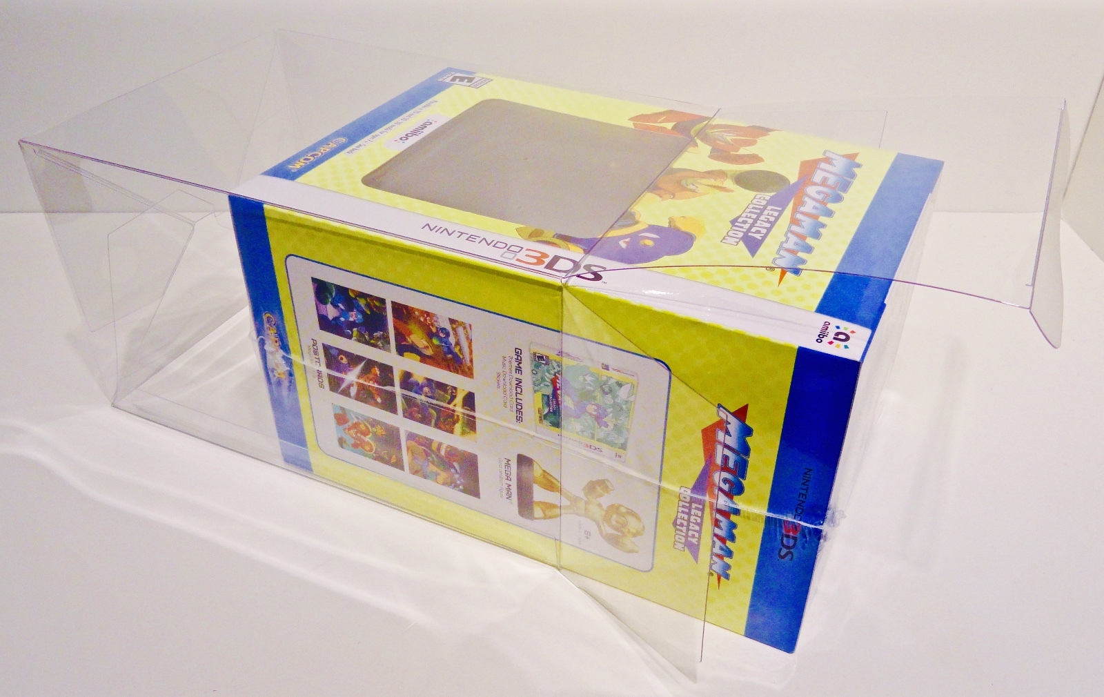 1 Box Protector for MEGA MAN LEGACY Collection  Nintendo 3DS Display Case Amiibo