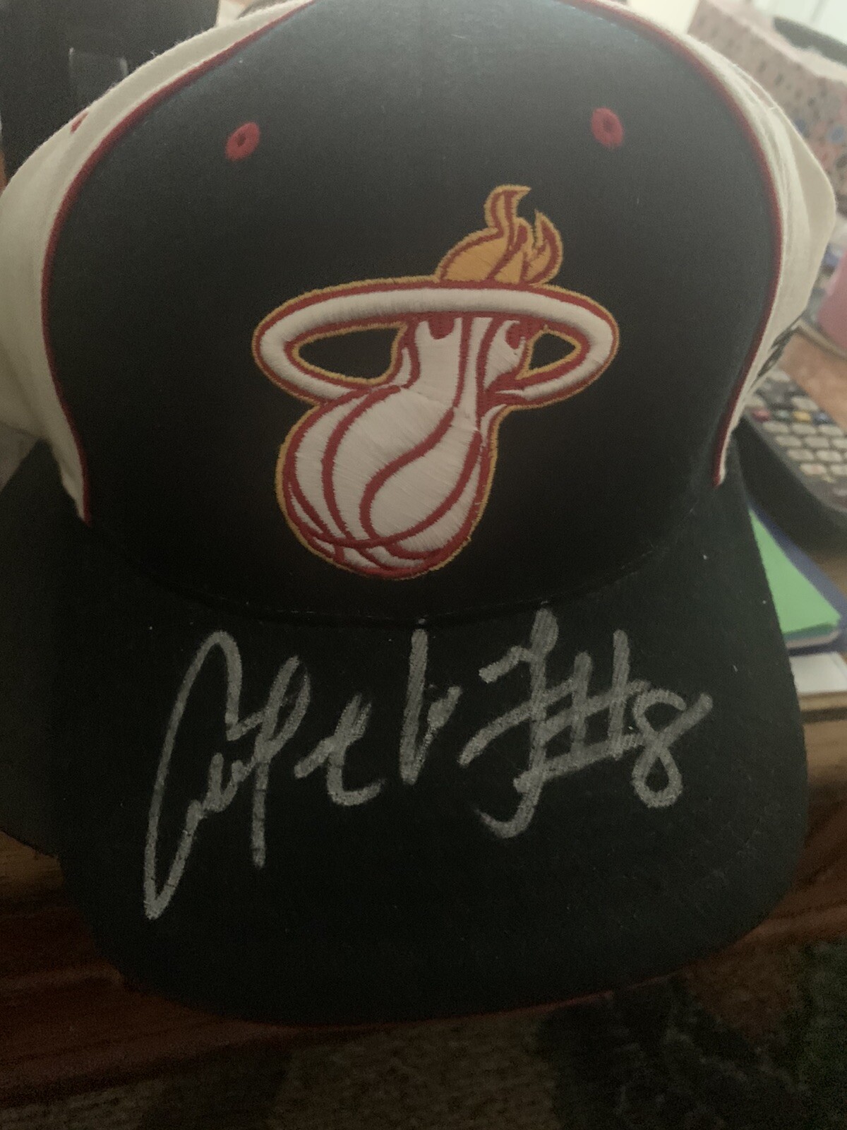 Antwoine Walker Signed Heat Hat