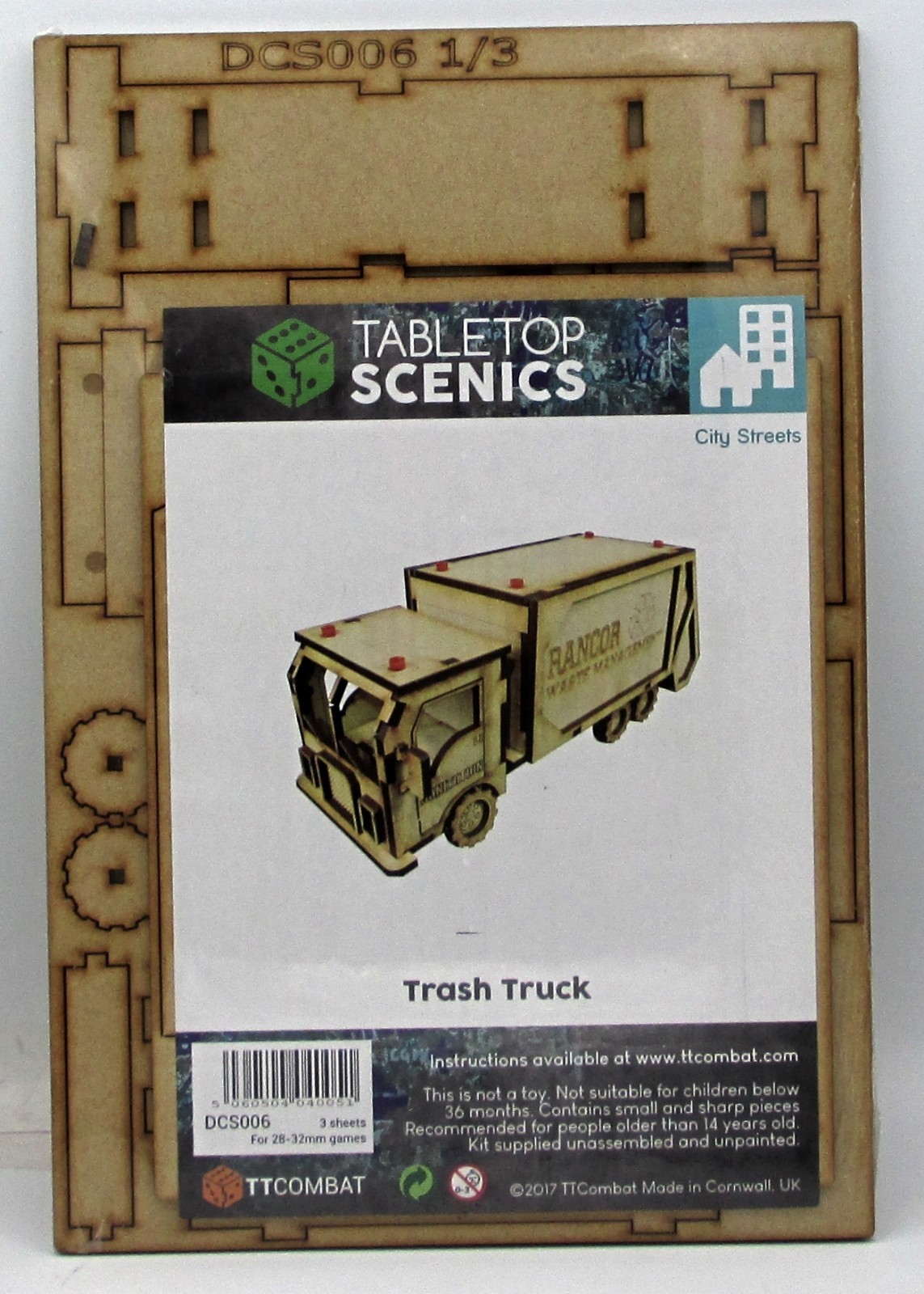 TTCombat DCS006 Trash Truck (City Streets) Garbage Waste Collection Vehicle NIB