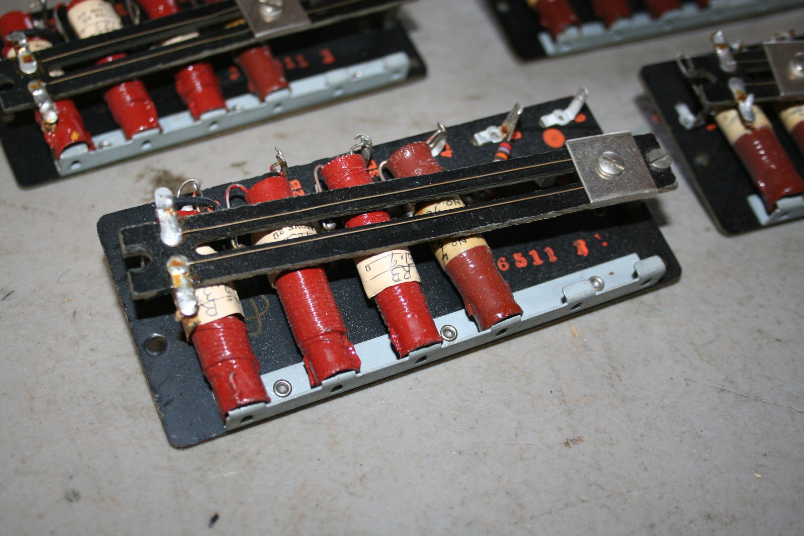 Lot of 4 - Vintage Precision Adjustable Resistor Assembly - Tube hobby restore