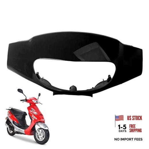 Minho ABS Head Light Headlight Fairing Fit For GY6 Chinese Scooter TaoTao Black