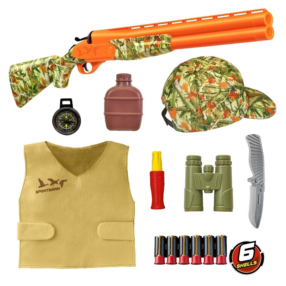 Wetlands Hunter Roleplay Toy Shotgun Set Outdoor Indoor Pretend Play Game for