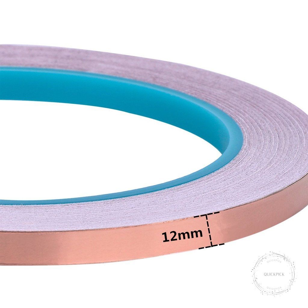 Copper Foil Tape 1/2inch X 22yards with Conductive Adhesive for EMI Shielding