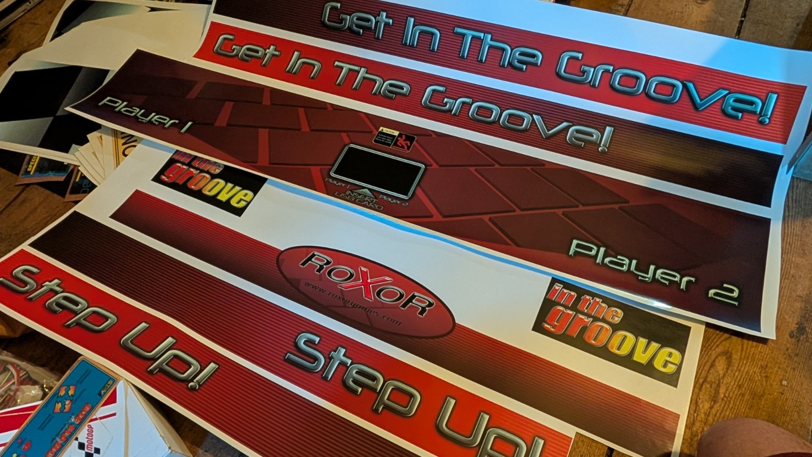 Roxor In The Groove ITG dedicated sticker set panel pads bezel