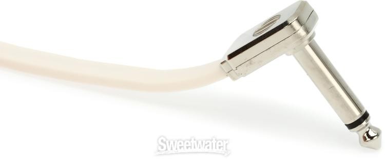 Ernie Ball P06220 Flat Ribbon Pedalboard Patch Cable - Right Angle to Right